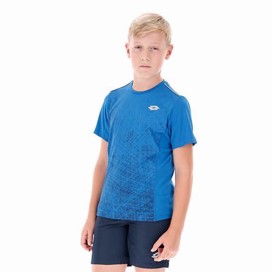 Blue Lotto Space Ii B Kids' T Shirts | Lotto-13721