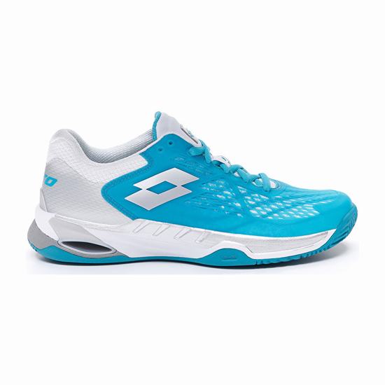 Blue / White / Silver Lotto Mirage 100 Cly W Women's Tennis Shoes | Lotto-22832