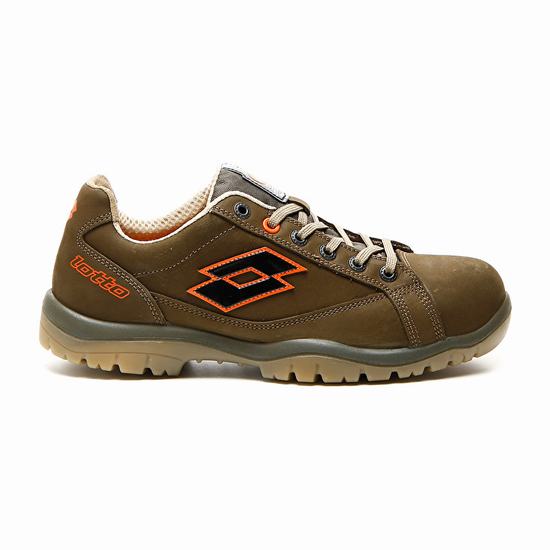 Brown Lotto Jump 750 S3 Src Men's Safety Shoes | Lotto-63036