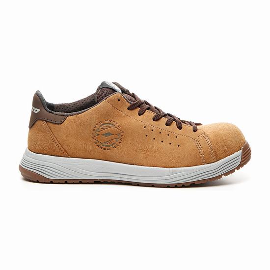 Brown Lotto Skate S1p Src Men's Safety Shoes | Lotto-39330