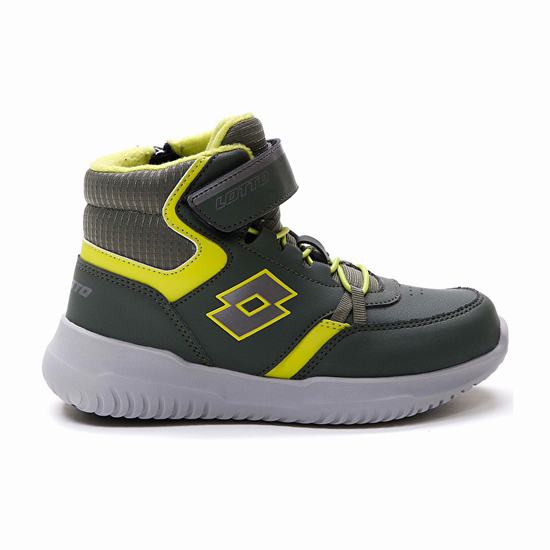 Green Lotto Fuga Amf Mid Cl Sl Kids' Sneakers | Lotto-88725