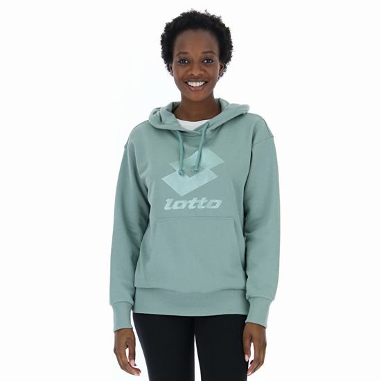 Green Lotto Smart W Ii Sweat Hd Ft Women's Tracksuits | Lotto-33974