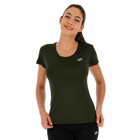 Green Lotto Smart W Women's T Shirts | Lotto-85844