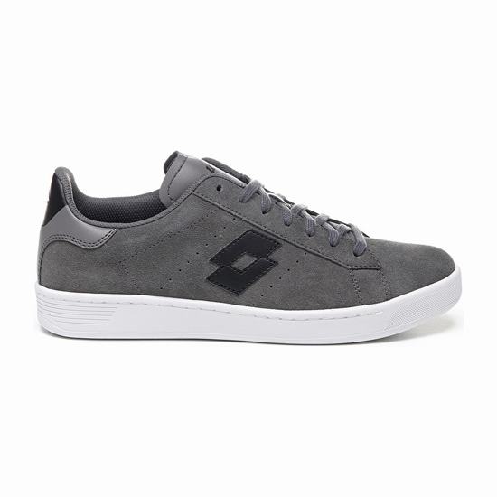 Grey / Black Lotto 1973 Evo Sue Men's Lifestyle Shoes | Lotto-48199