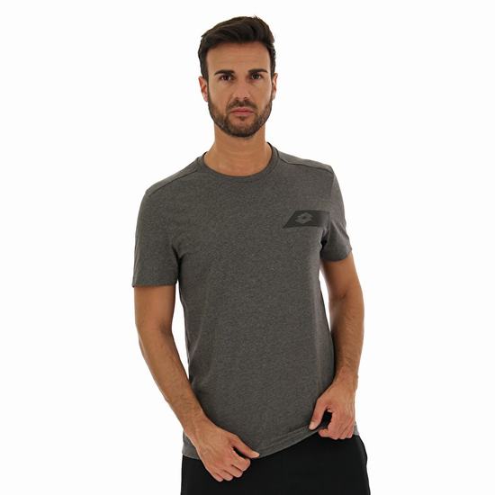 Grey Lotto Dinamico Iii Bs Mel Co Men's T Shirts | Lotto-23389