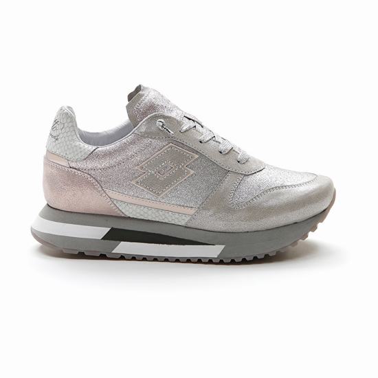 Grey Lotto Wedge Glitter W Women's Autograph | Lotto-31906