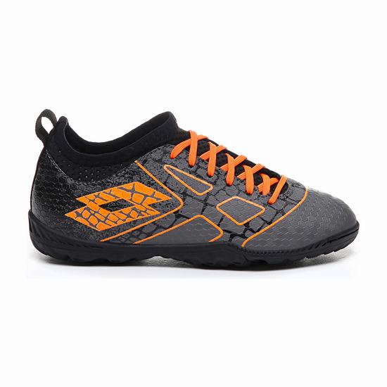 Grey / Orange / Black Lotto Maestro 700 Ii Tf Jr Kids' Soccer Shoes | Lotto-80883