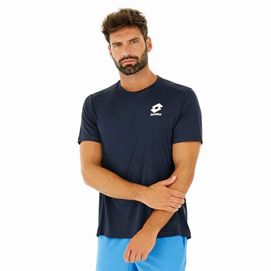 Navy Lotto Smart Men's T Shirts | Lotto-76014