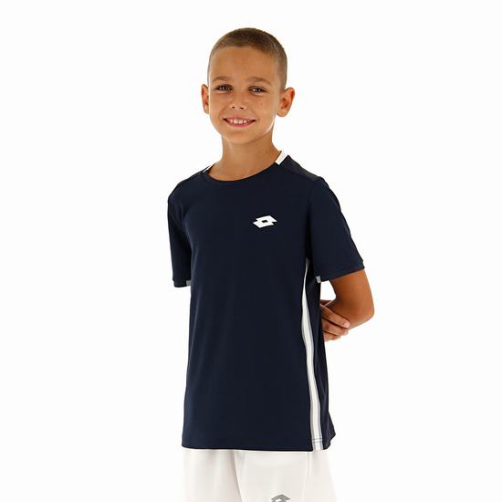 Navy Lotto Squadra B Pl Kids' T Shirts | Lotto-17932