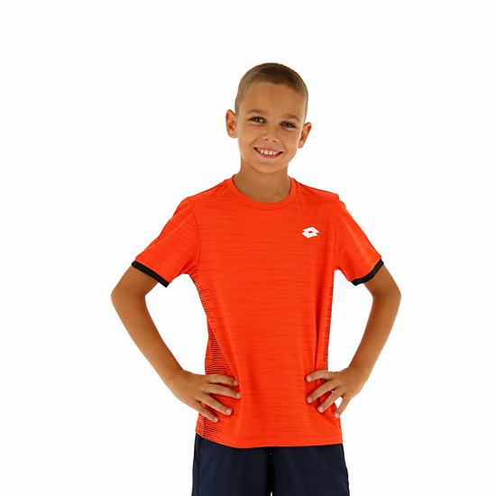 Orange Lotto Top Ten B Ii Prt Pl Kids' T Shirts | Lotto-42978