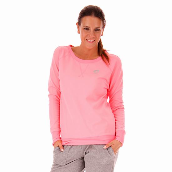 Pink Lotto Smart Sweat W Women's Sweatshirt | Lotto-21225