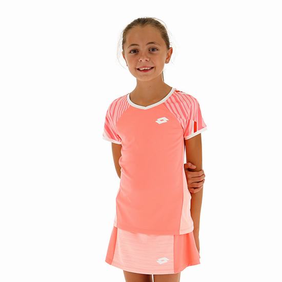 Pink Lotto Top Ten G Ii Prt Pl Kids' T Shirts | Lotto-37707