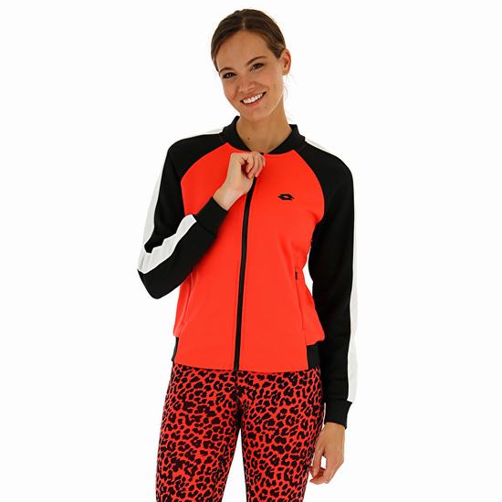 Red / Black Lotto Vabene W Ii Pl Women's Sweatshirt | Lotto-81974