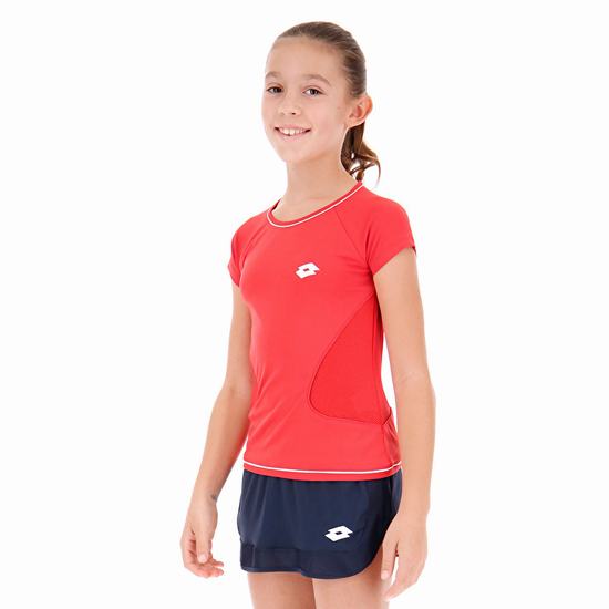 Red Lotto Shela Iv G Kids' T Shirts | Lotto-44524