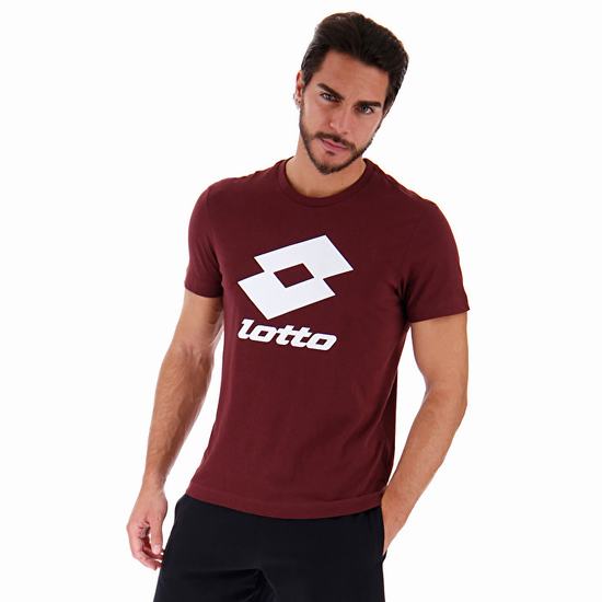 Red Lotto Smart Js Men's T Shirts | Lotto-51206