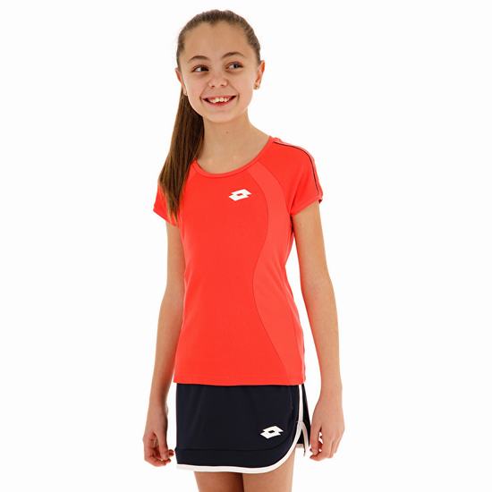 Red Lotto Squadra G Pl Kids' T Shirts | Lotto-48397