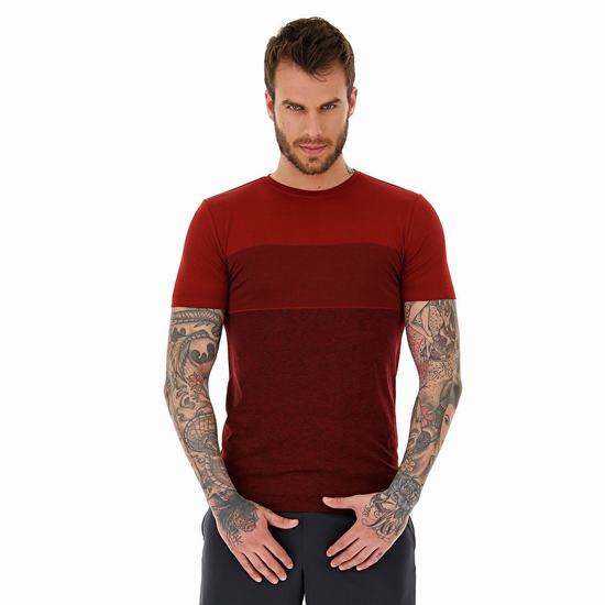 Red Lotto Vabene Men's T Shirts | Lotto-82342