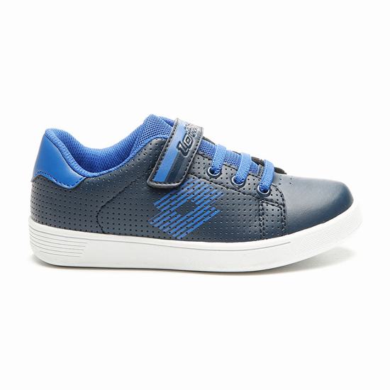 White / Blue Lotto 1973 Vii Kids' Sneakers | Lotto-87593