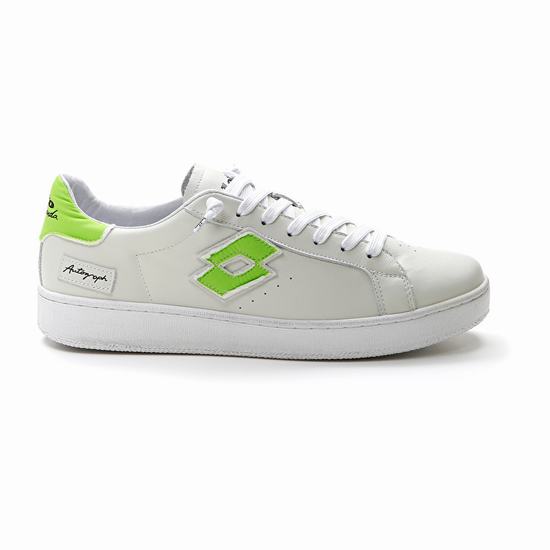 White / Green Lotto Fluo Men's Autograph | Lotto-91021