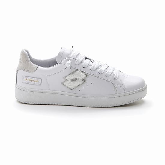 White / Grey Lotto Autograph W Women's Sneakers | Lotto-37611