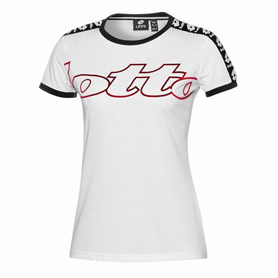 White Lotto Athletica W Iii Women's T Shirts | Lotto-11521