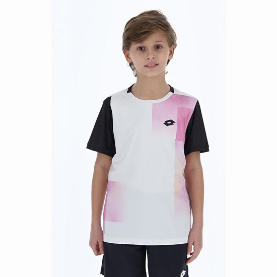 White Lotto Top Ten B Iii Prt1 Pl Kids' T Shirts | Lotto-49913