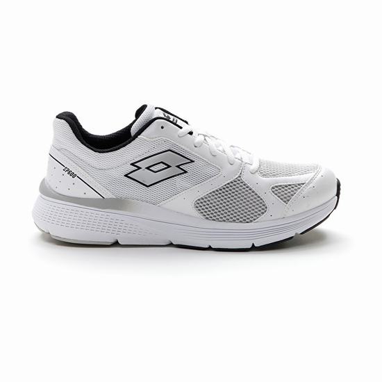 White / Silver Lotto Speedride 600 Ix Men's Running Shoes | Lotto-23856