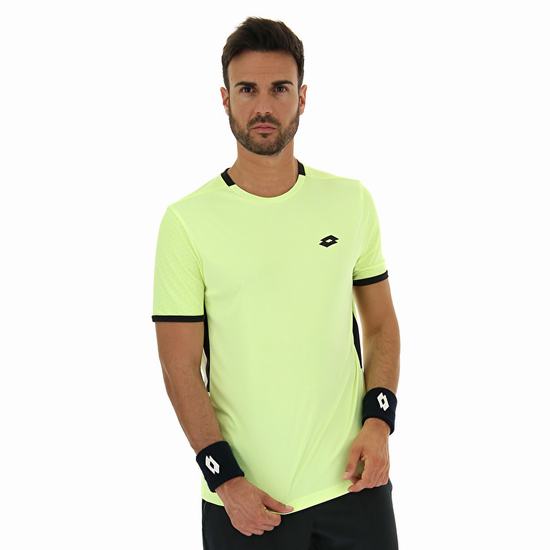 Yellow Lotto Top Ten Iii Pl Men's T Shirts | Lotto-62517