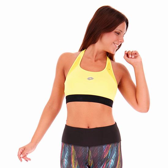 Yellow Lotto X-fit Ii W Women's Tanks | Lotto-97684